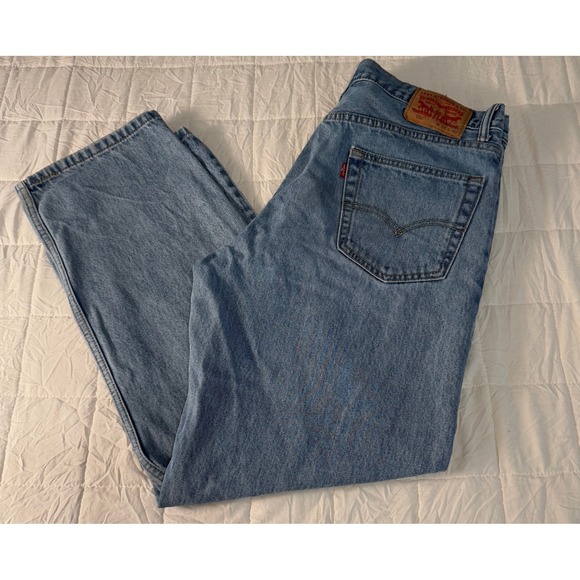 Levi's‎ 550 Relaxed Fit Jeans Light Wash Denim Pants Mens W36 L30 - Picture 1 of 7